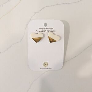 Just One - Heart-Shaped Earrings